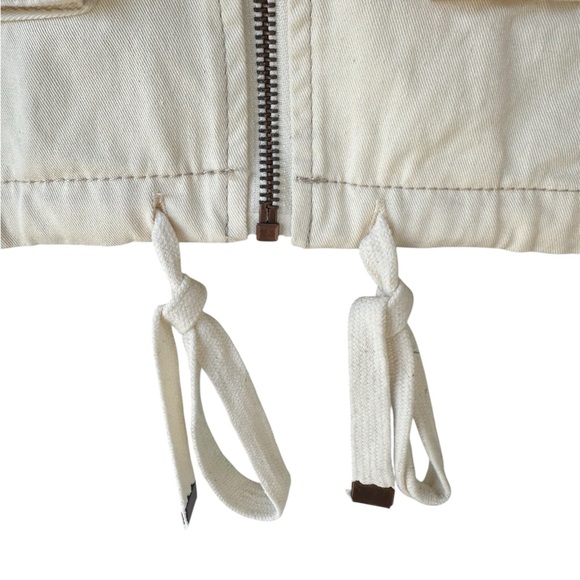 Mine - Cream Utility Jacket Women’s sz. M - Picture 3 of 4